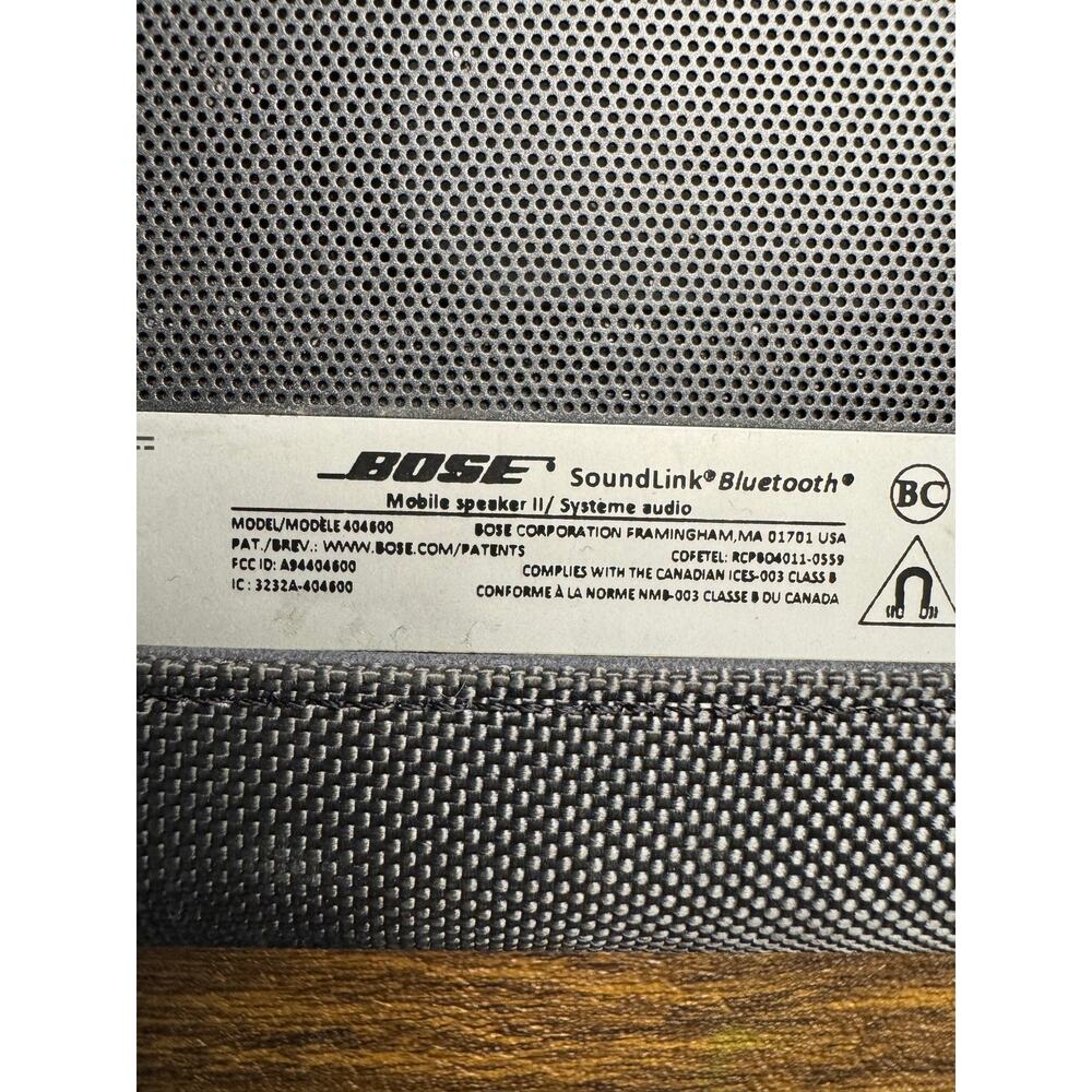 ❌SOLD❌Bose Soundlink Bluetooth Mobile Speaker II 404600 GUC - Picture 5 of 6